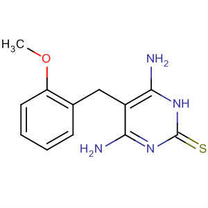 314726-25-5  2(1H)-Pyrimidinethione, 4,6-diamino-5-[(2-methoxyphenyl)methyl]-