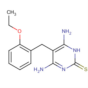 314726-26-6  2(1H)-Pyrimidinethione, 4,6-diamino-5-[(2-ethoxyphenyl)methyl]-