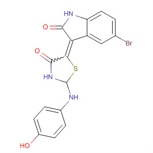 315232-22-5  2H-Indol-2-one,5-bromo-1,3-dihydro-3-[2-[(4-hydroxyphenyl)amino]-4-oxo-5(4H)-thiazolylidene]-
