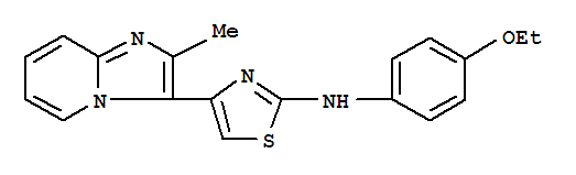 315703-52-7  2-Thiazolamine,N-(4-ethoxyphenyl)-4-(2-methylimidazo[1,2-a]pyridin-3-yl)-