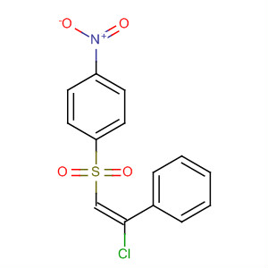 31599-06-1  Benzene, 1-[(2-chloro-2-phenylethenyl)sulfonyl]-4-nitro-, (E)-