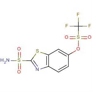 316826-50-3  Methanesulfonic acid, trifluoro-, 2-(aminosulfonyl)-6-benzothiazolyl ester