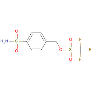 316826-52-5  Methanesulfonic acid, trifluoro-, [4-(aminosulfonyl)phenyl]methyl ester