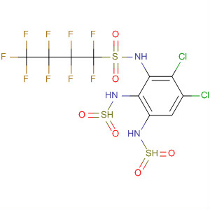 316826-64-9  1,3-Benzenedisulfonamide,4,5-dichloro-6-[[(nonafluorobutyl)sulfonyl]amino]-