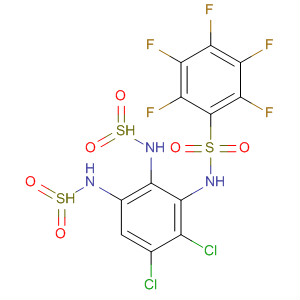 316826-89-8  1,3-Benzenedisulfonamide,4,5-dichloro-6-[[(pentafluorophenyl)sulfonyl]amino]-