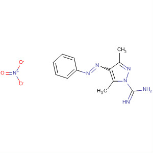 31733-26-3  1H-Pyrazole-1-carboximidamide, 3,5-dimethyl-4-(phenylazo)-,mononitrate