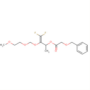 317802-39-4  Acetic acid, (phenylmethoxy)-,3,3-difluoro-2-[(2-methoxyethoxy)methoxy]-1-methyl-2-propenyl ester