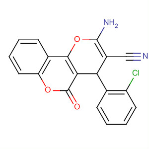 317841-40-0  4H,5H-Pyrano[3,2-c][1]benzopyran-3-carbonitrile,2-amino-4-(2-chlorophenyl)-5-oxo-