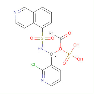 318459-61-9  Phosphonic acid, [[(5-isoquinolinylsulfonyl)amino]methyl]-,mono(2-chloro-3-pyridinyl) ester