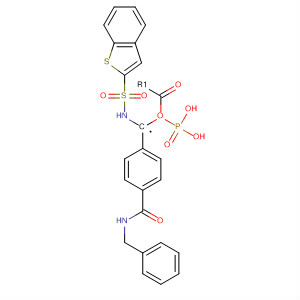 318460-32-1  Phosphonic acid, [[(benzo[b]thien-2-ylsulfonyl)amino]methyl]-,mono[4-[[(phenylmethyl)amino]carbonyl]phenyl] ester