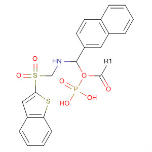 318460-69-4  Phosphonic acid, [[(benzo[b]thien-2-ylsulfonyl)methylamino]methyl]-,mono-2-naphthalenyl ester