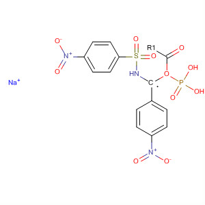 318462-41-8  Phosphonic acid, [[[(4-nitrophenyl)sulfonyl]amino]methyl]-,mono(4-nitrophenyl) ester, monosodium salt