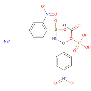 318462-42-9  Phosphonic acid, [[[(2-nitrophenyl)sulfonyl]amino]methyl]-,mono(4-nitrophenyl) ester, monosodium salt