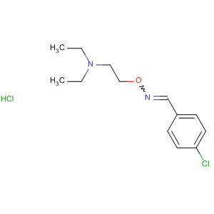 31856-80-1  Benzaldehyde, 4-chloro-, O-[2-(diethylamino)ethyl]oxime,monohydrochloride