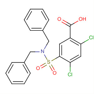 31933-22-9  Benzoic acid, 5-[[bis(phenylmethyl)amino]sulfonyl]-2,4-dichloro-