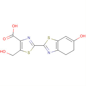 319426-83-0  4-Thiazolecarboxylic acid,4,5-dihydro-2-(6-hydroxy-2-benzothiazolyl)-5-(hydroxymethyl)-, (4S)- 319426-83-0  4-Thiazolecarboxylic acid,4,5-dihydro-2-(6-hydroxy-2-benzothiazolyl)-5-(hydroxymethyl)-, (4S)-