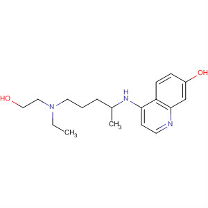 319913-01-4  7-Quinolinol, 4-[[4-[ethyl(2-hydroxyethyl)amino]-1-methylbutyl]amino]-