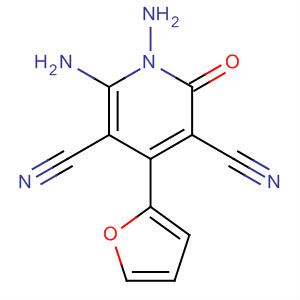 320340-20-3  3,5-Pyridinedicarbonitrile, 1,6-diamino-4-(2-furanyl)-1,2-dihydro-2-oxo- 320340-20-3  3,5-Pyridinedicarbonitrile, 1,6-diamino-4-(2-furanyl)-1,2-dihydro-2-oxo-