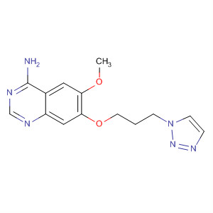 320365-97-7  4-Quinazolinamine, 6-methoxy-7-[3-(1H-1,2,3-triazol-1-yl)propoxy]-