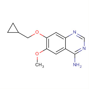320366-46-9  4-Quinazolinamine, 7-(cyclopropylmethoxy)-6-methoxy- 320366-46-9  4-Quinazolinamine, 7-(cyclopropylmethoxy)-6-methoxy-