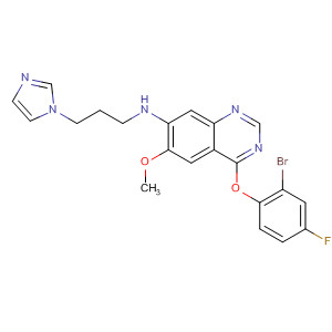 320366-56-1  7-Quinazolinamine,4-(2-bromo-4-fluorophenoxy)-N-[3-(1H-imidazol-1-yl)propyl]-6-methoxy-