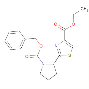 320608-42-2  4-Thiazolecarboxylic acid,2-[(2S)-1-[(phenylmethoxy)carbonyl]-2-pyrrolidinyl]-, ethyl ester