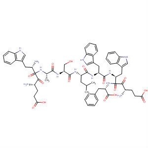 320783-00-4  L-Phenylalanine,L-a-glutamyl-L-tryptophyl-L-alanyl-L-seryl-L-leucyl-L-tryptophyl-L-a-glutamyl-L-tryptophyl-