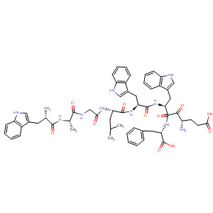 320783-06-0  L-Phenylalanine,L-tryptophyl-L-alanylglycyl-L-leucyl-L-tryptophyl-L-a-glutamyl-L-tryptophyl-