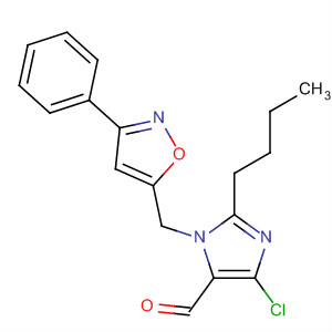 321184-53-6  1H-Imidazole-5-carboxaldehyde,2-butyl-4-chloro-1-[(3-phenyl-5-isoxazolyl)methyl]-
