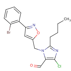 321184-61-6  1H-Imidazole-5-carboxaldehyde,1-[[3-(2-bromophenyl)-5-isoxazolyl]methyl]-2-butyl-4-chloro-