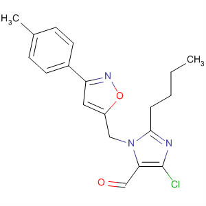 321184-63-8  1H-Imidazole-5-carboxaldehyde,2-butyl-4-chloro-1-[[3-(4-methylphenyl)-5-isoxazolyl]methyl]-