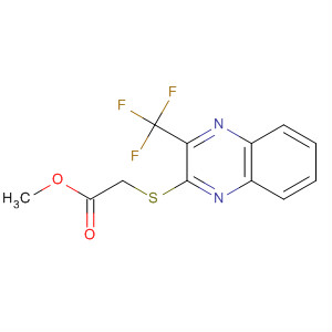 321433-73-2  Acetic acid, [[3-(trifluoromethyl)-2-quinoxalinyl]thio]-, methyl ester