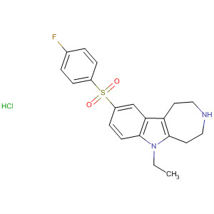 321523-67-5  Azepino[4,5-b]indole,6-ethyl-9-[(4-fluorophenyl)sulfonyl]-1,2,3,4,5,6-hexahydro-,monohydrochloride