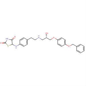 321575-22-8  2,4-Thiazolidinedione,5-[[4-[2-[[(2S)-2-hydroxy-3-[4-(phenylmethoxy)phenoxy]propyl]amino]ethyl]phenyl]amino]-