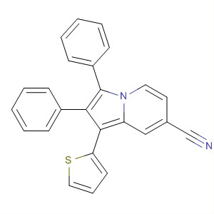 321910-04-7  7-Indolizinecarbonitrile, 2,3-diphenyl-1-(2-thienyl)-