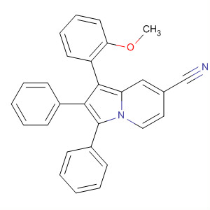321910-10-5  7-Indolizinecarbonitrile, 1-(2-methoxyphenyl)-2,3-diphenyl-