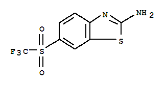 325-83-7  2-Benzothiazolamine,6-[(trifluoromethyl)sulfonyl]-