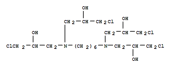 30001-54-8  2-Propanol,1,1',1'',1'''-(hexamethylenedinitrilo)tetrakis[3-chloro- (8CI)