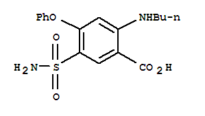30170-22-0  Benzoic acid,5-(aminosulfonyl)-2-(butylamino)-4-phenoxy-