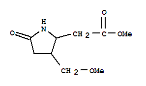 303010-19-7  2-Pyrrolidineaceticacid, 3-(methoxymethyl)-5-oxo-, methyl ester