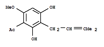 30403-01-1  Ethanone,1-[2,4-dihydroxy-6-methoxy-3-(3-methyl-2-buten-1-yl)phenyl]-