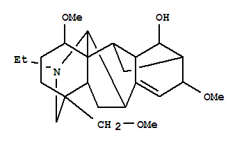 30511-99-0  Aconitan-14-ol,8,15-didehydro-20-ethyl-1,16-dimethoxy-4-(methoxymethyl)-, (1a,14a,16b)- (9CI)