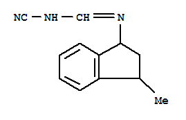 306284-66-2  Methanimidamide,N-cyano-N'-(2,3-dihydro-3-methyl-1H-inden-1-yl)-
