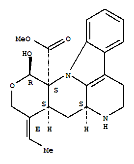 30809-15-5  Indolo[3,2,1-ij]pyrano[3,4-b][1,5]naphthyridine-12a(12H)-carboxylicacid, 9-ethylidene-5,6,7,7a,8,8a,9,10-octahydro-12-hydroxy-, methyl ester,(7aS,8aS,9E,12R,12aS)-