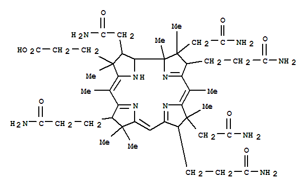 30811-10-0  Hydrogenobyrinicacid-abcdeg-hexamide (8CI,9CI)