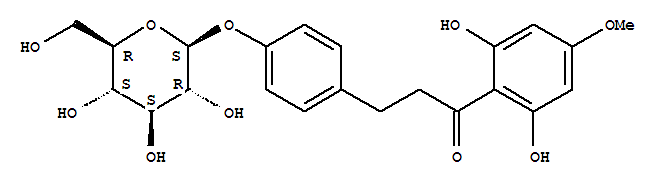 30819-58-0  1-Propanone,1-(2,6-dihydroxy-4-methoxyphenyl)-3-[4-(b-D-glucopyranosyloxy)phenyl]-