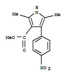 312268-91-0  1H-Pyrrole-3-carboxylicacid, 2,5-dimethyl-4-(4-nitrophenyl)-, methyl ester