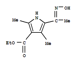 312534-19-3  1H-Pyrrole-3-carboxylicacid, 5-[1-(hydroxyimino)ethyl]-2,4-dimethyl-, ethyl ester