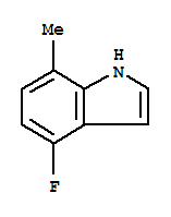 313337-32-5  1H-Indole,4-fluoro-7-methyl-