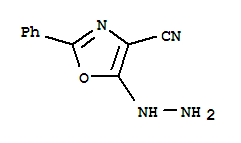 314748-14-6  4-Oxazolecarbonitrile,5-hydrazinyl-2-phenyl- 314748-14-6  4-Oxazolecarbonitrile,5-hydrazinyl-2-phenyl-